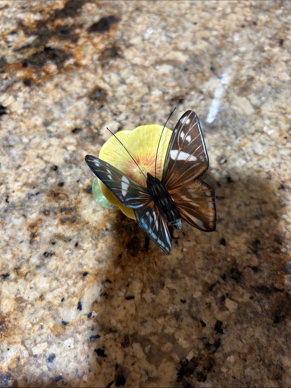 Franklin Mint Butterflies of the World Mangrove Skipper figurine 2”